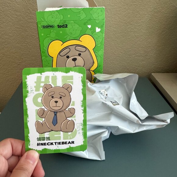 Pop Mart Ted2 Teddy Bear Action Series, Necktie Bear - Picture 4 of 6